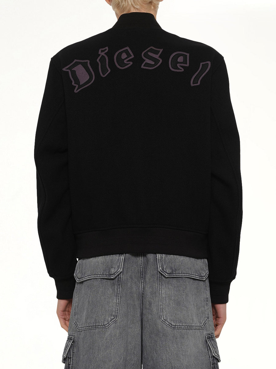J-ARRY-WRD Bomber Jacket in Black