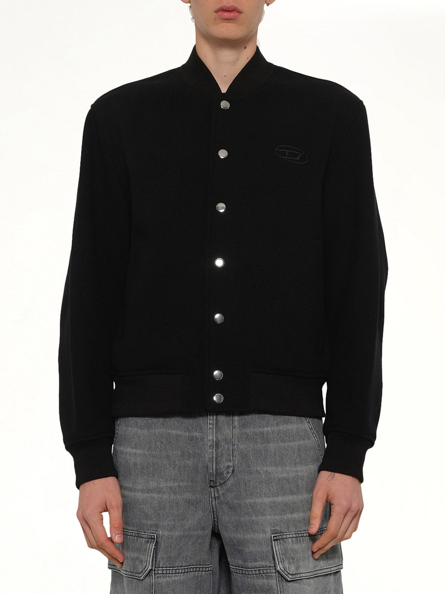 J-ARRY-WRD Bomber Jacket in Black