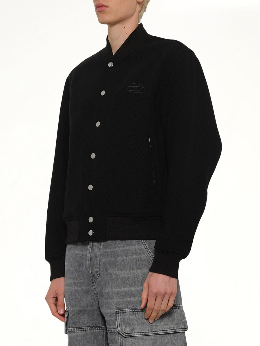 J-ARRY-WRD Bomber Jacket in Black