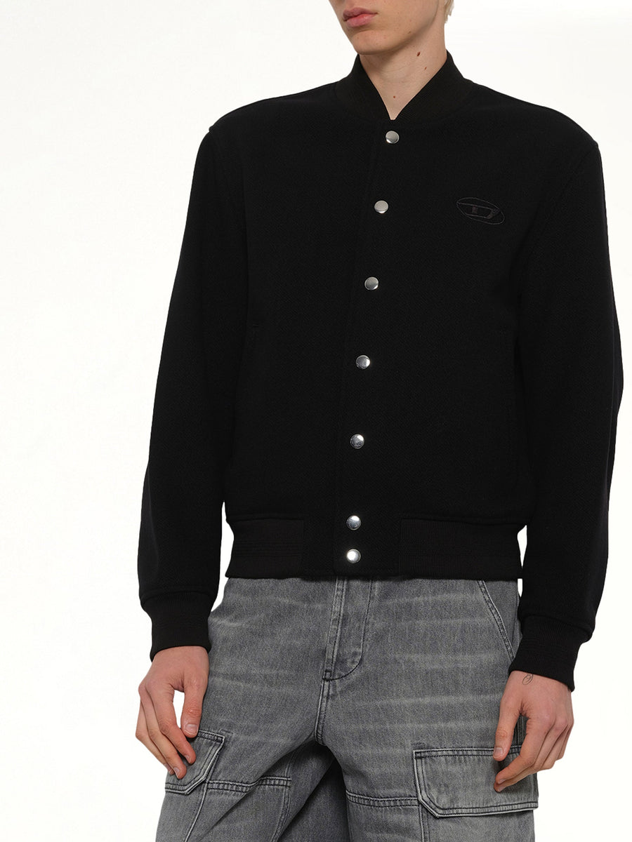 J-ARRY-WRD Bomber Jacket in Black