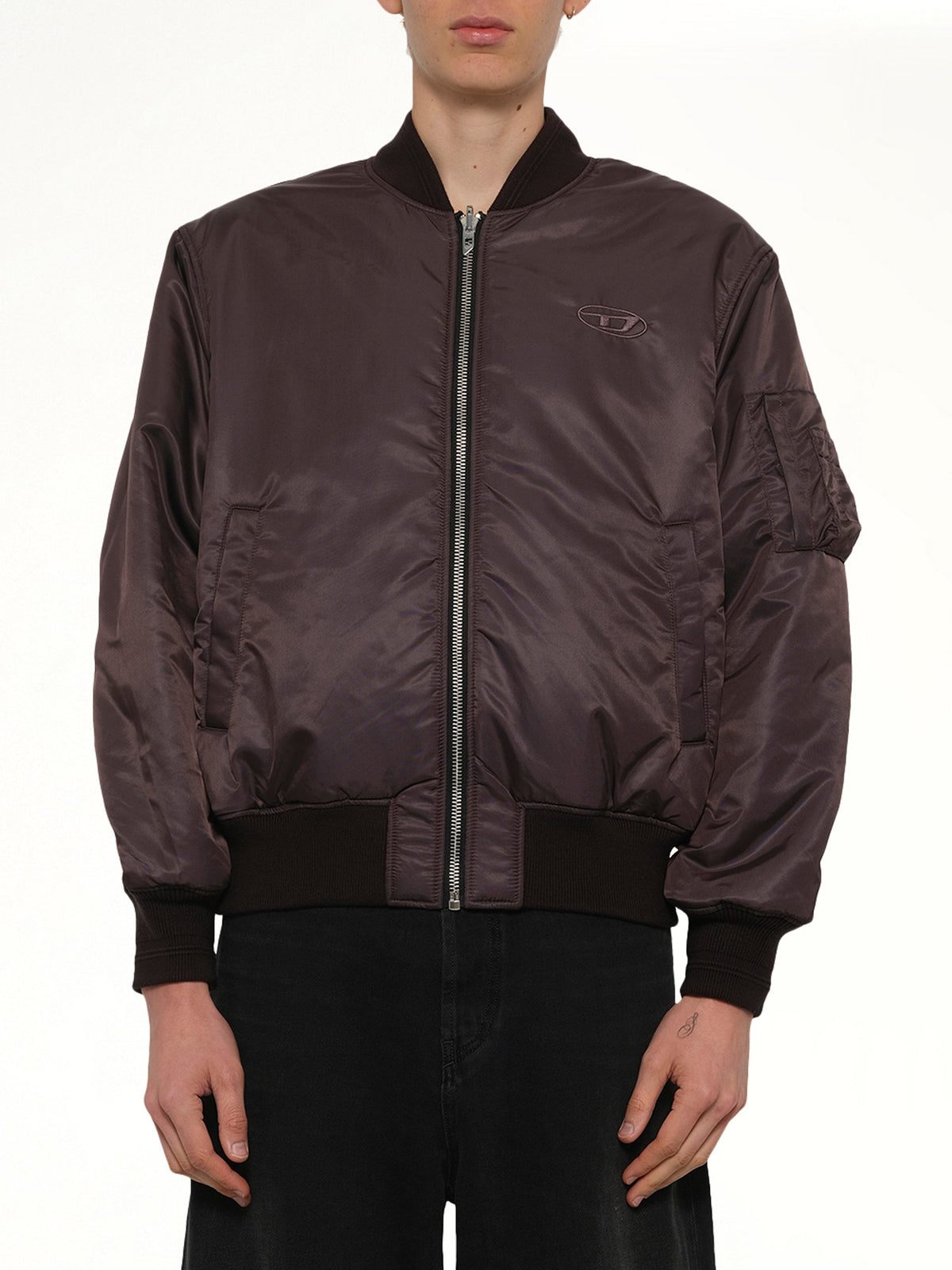 W-TYPE-D1 Bomber Jacket in Brown