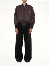 W-TYPE-D1 Bomber Jacket in Brown
