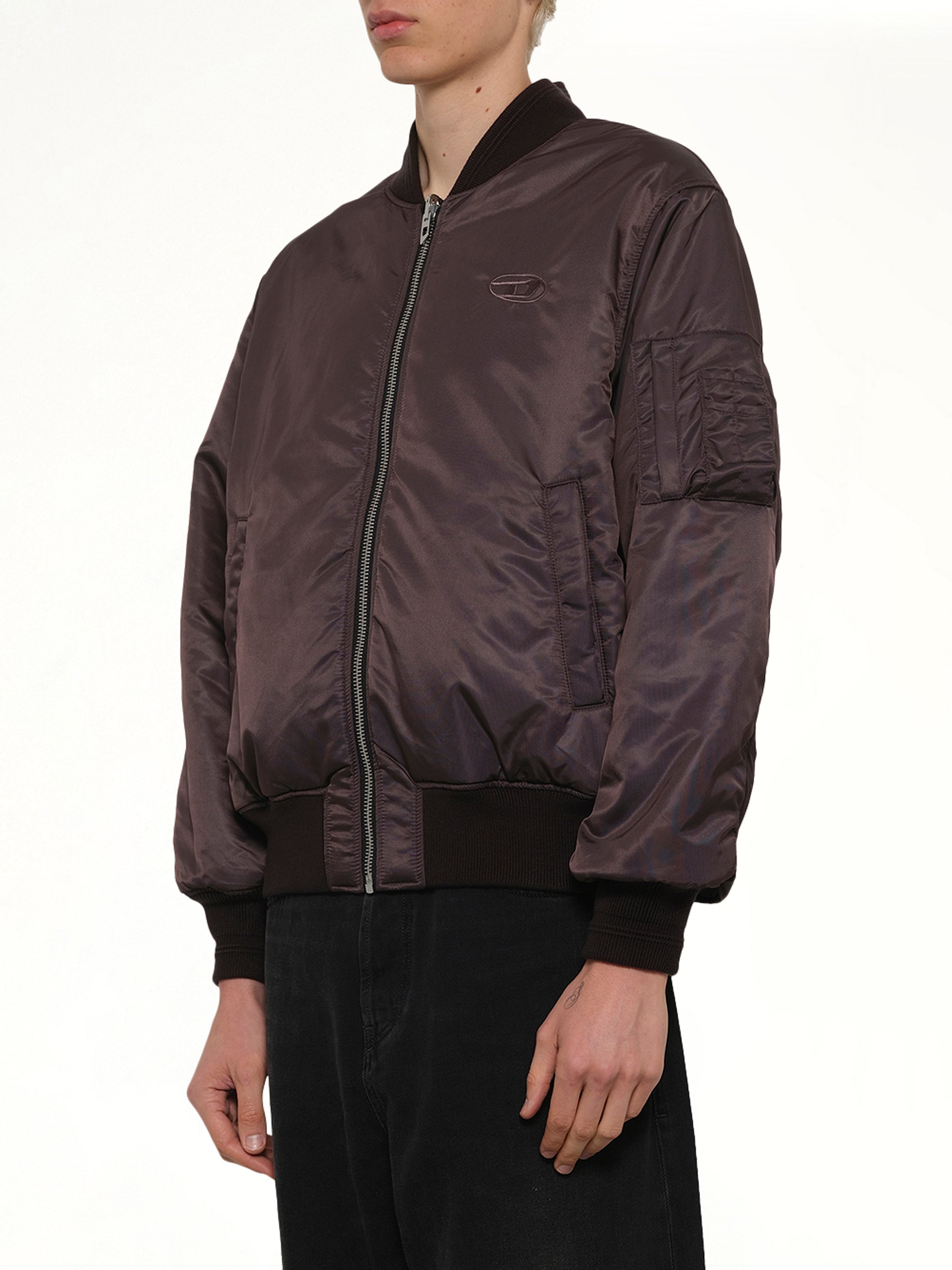 W-TYPE-D1 Bomber Jacket in Brown