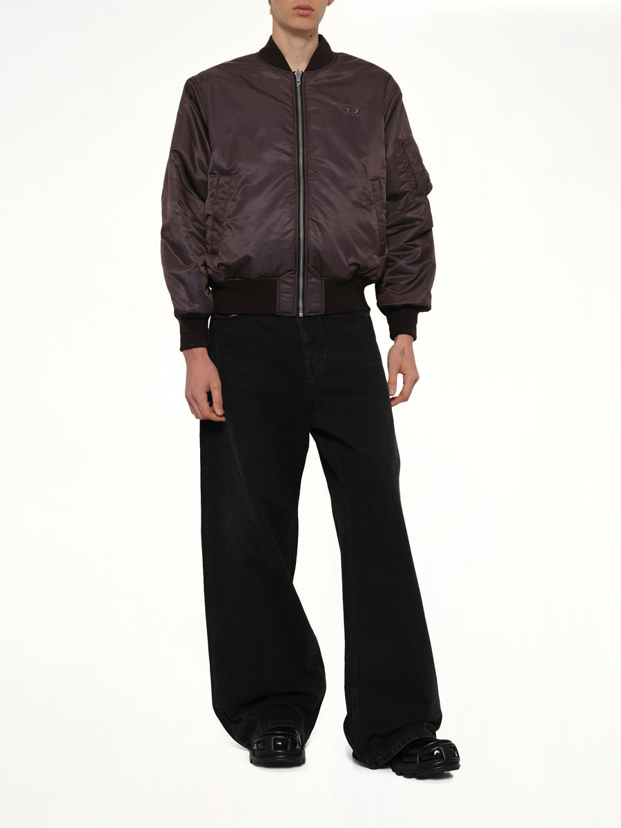 W-TYPE-D1 Bomber Jacket in Brown