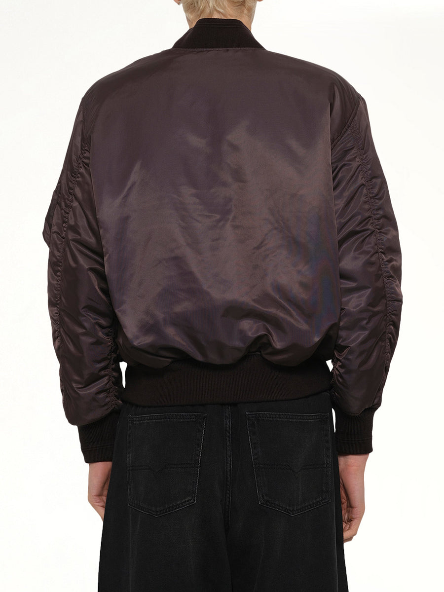 W-TYPE-D1 Bomber Jacket in Brown