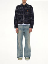 Chateau Palms Jacquard Jacket in Indigo