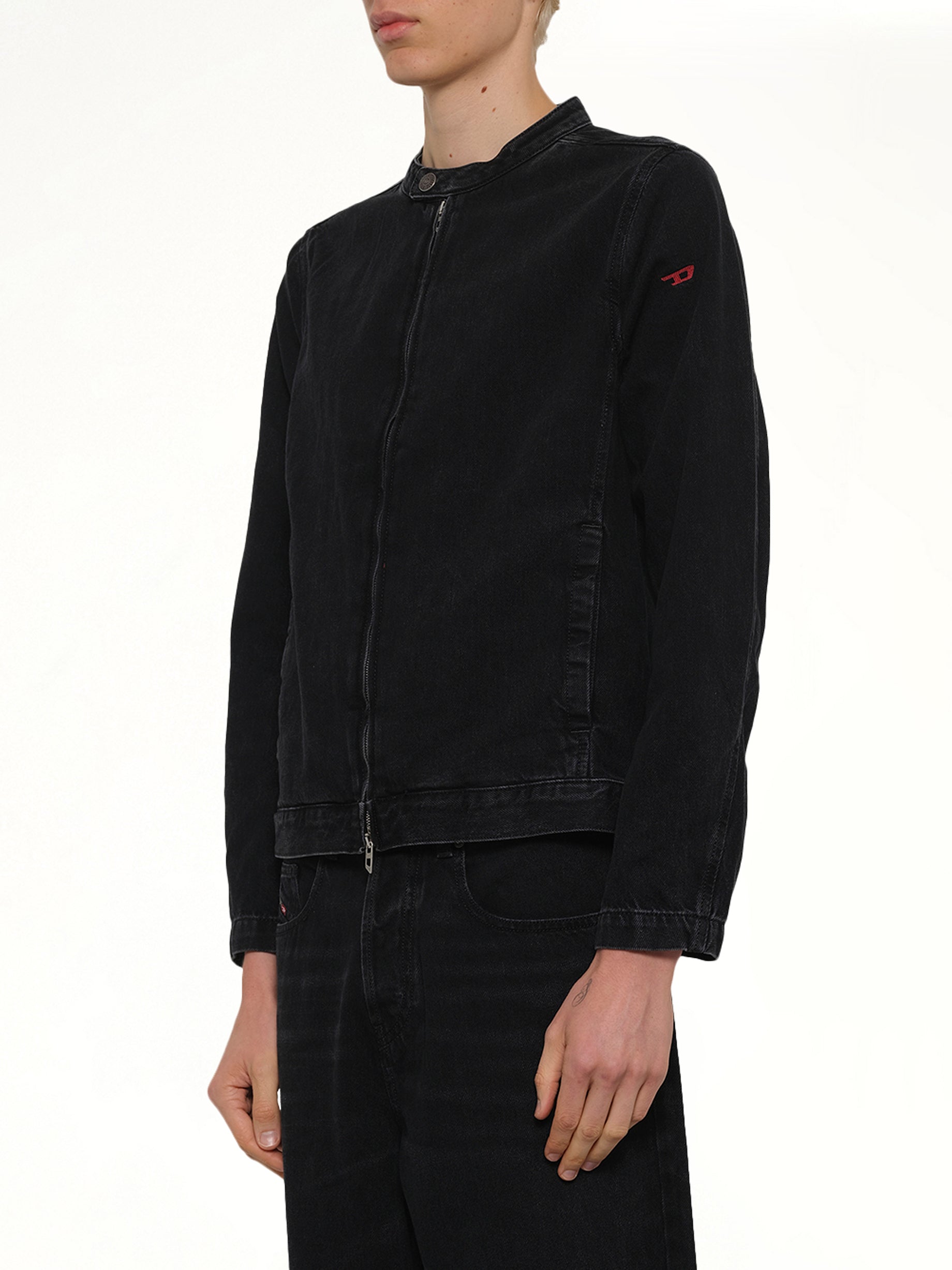 D-GLORY Denim Jacket in Black