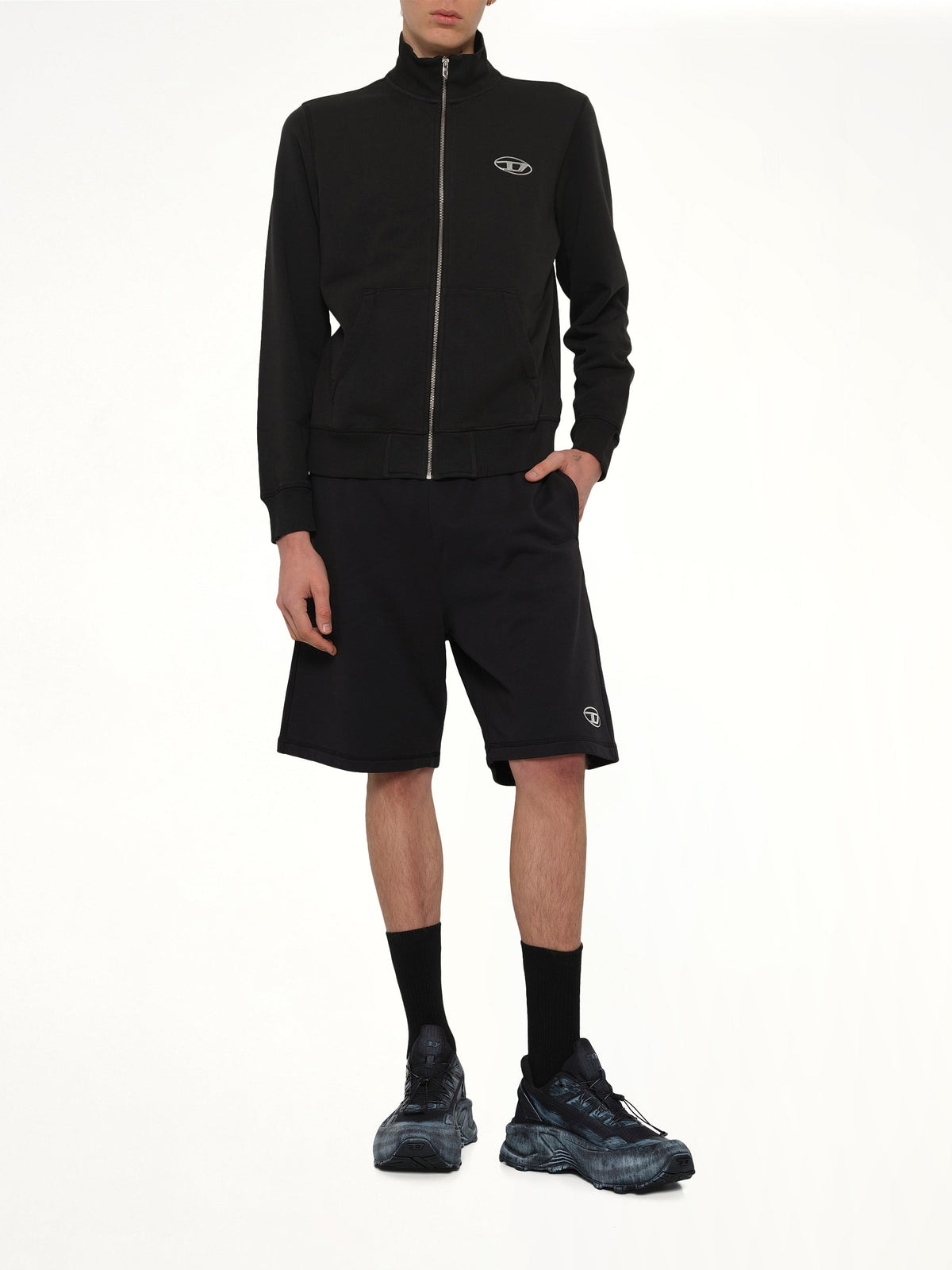 S-GINN-ZIP-IOD Jacket in Black