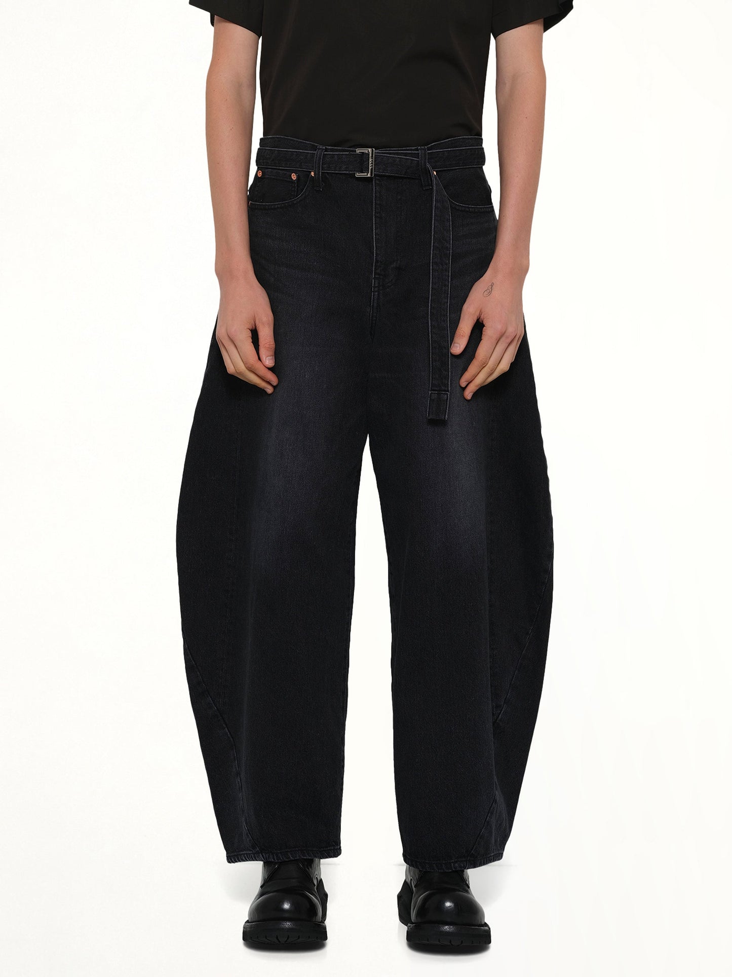 Denim Pants in Black