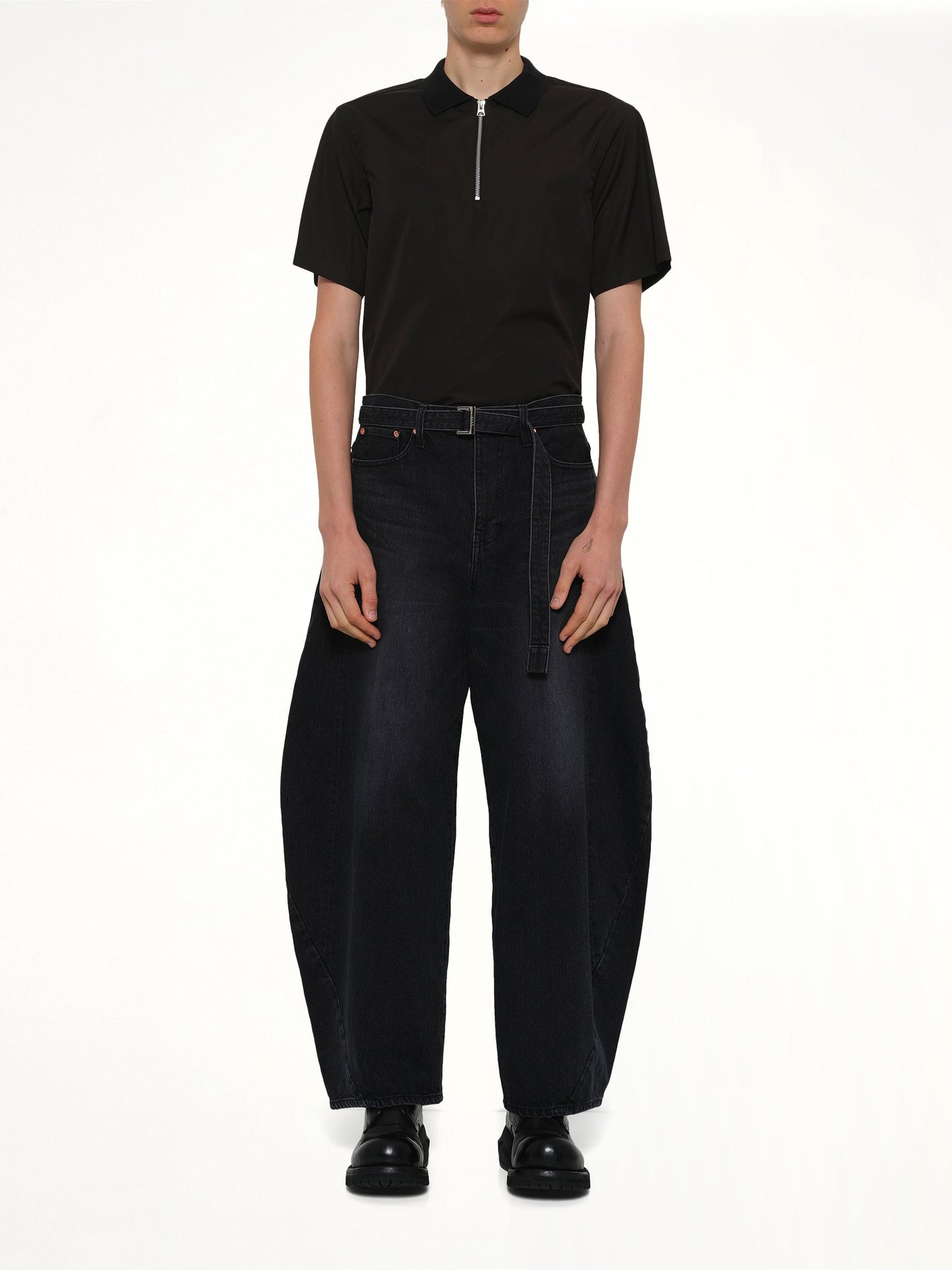 Denim Pants in Black