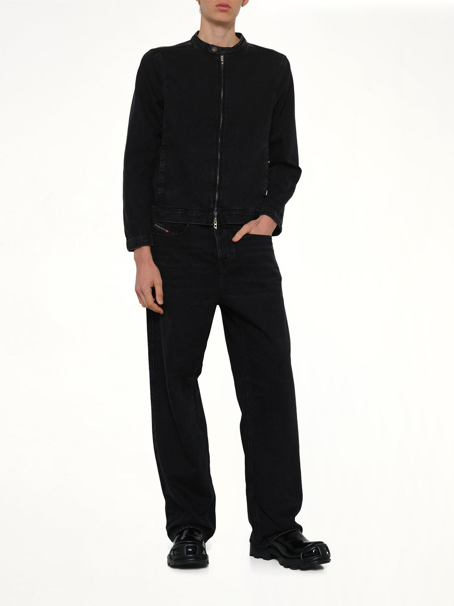 2001 D-MACRO Relaxed Jeans in Black