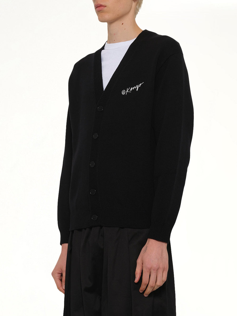 Kenzo Wild Tiger Cardigan in Black