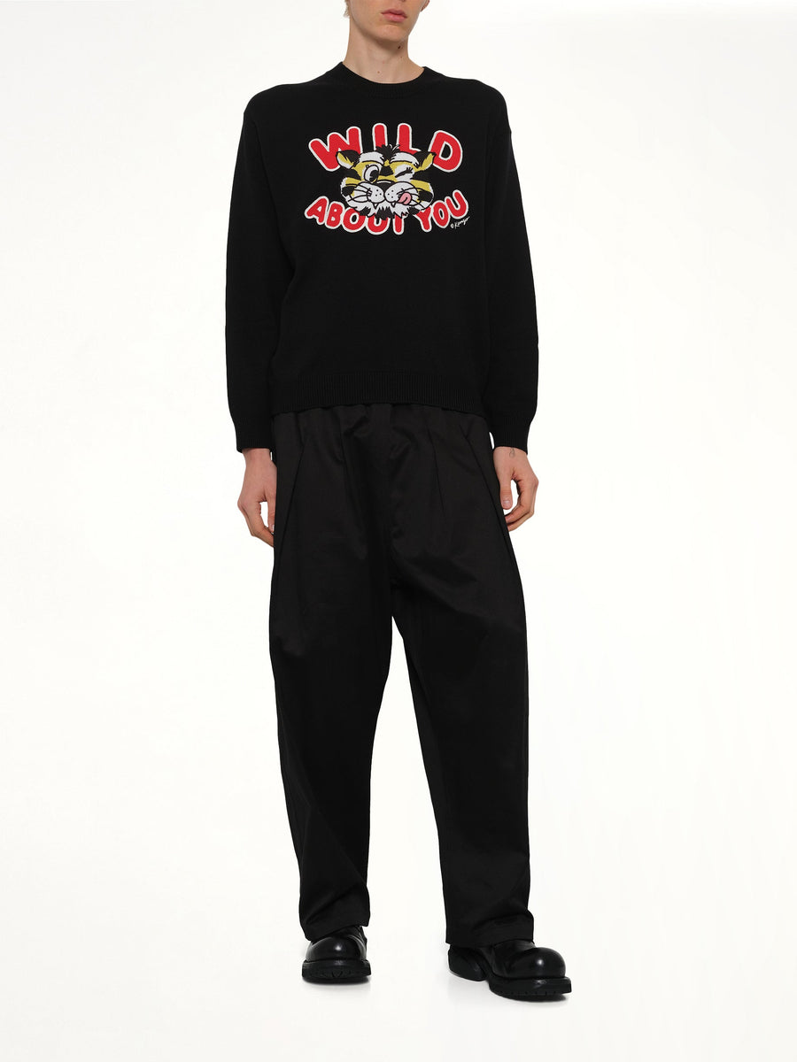 Kenzo Wild Tiger Jumper in Black