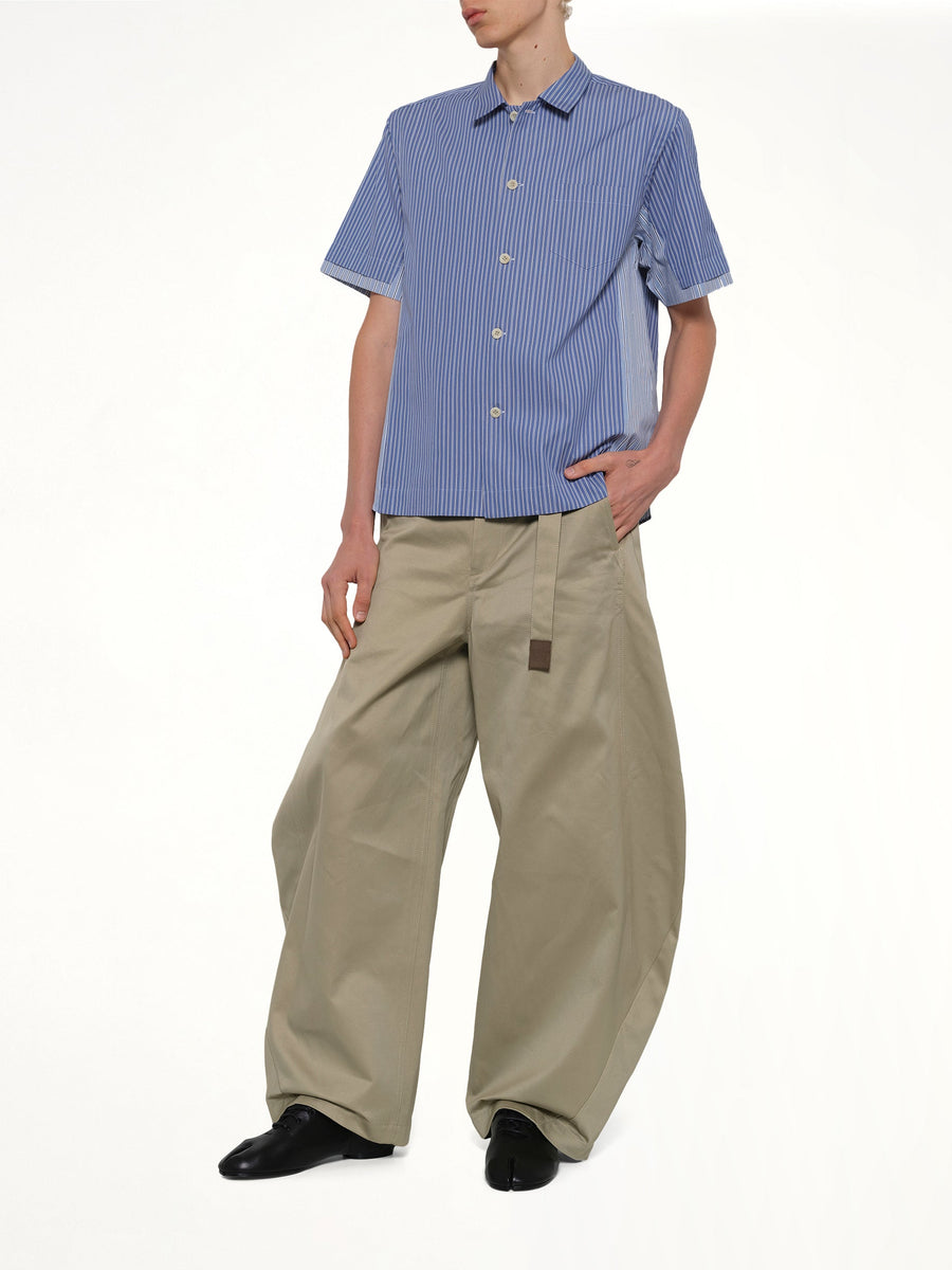 Cotton Chino Pants in Beige