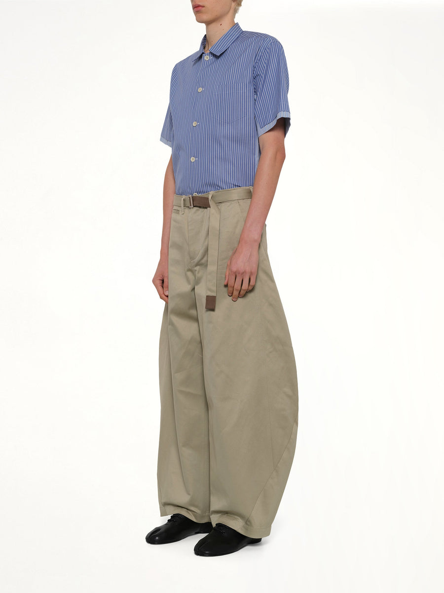 Cotton Chino Pants in Beige