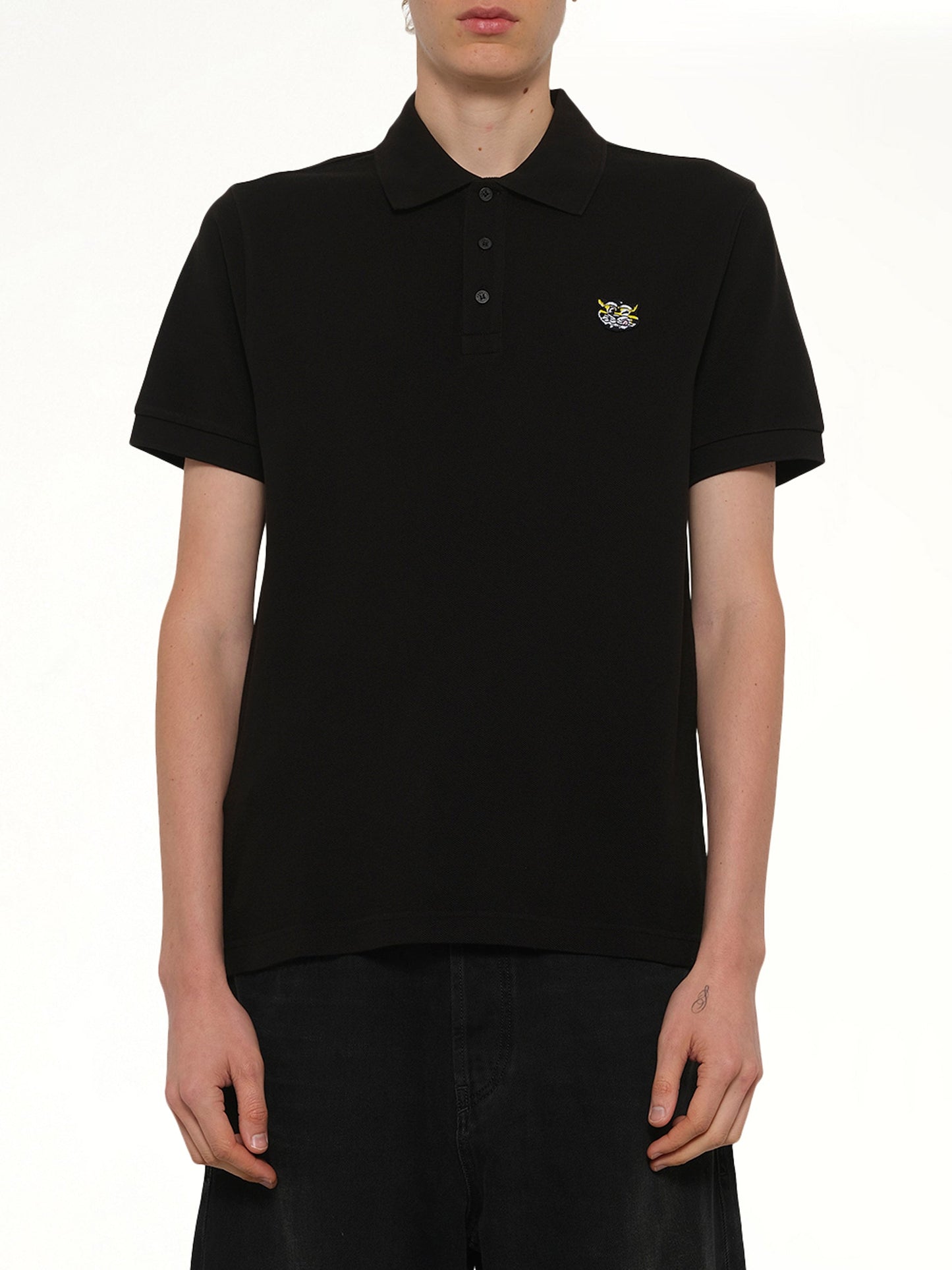 Gots Kenzo Wild Tiger Slim Polo in Black