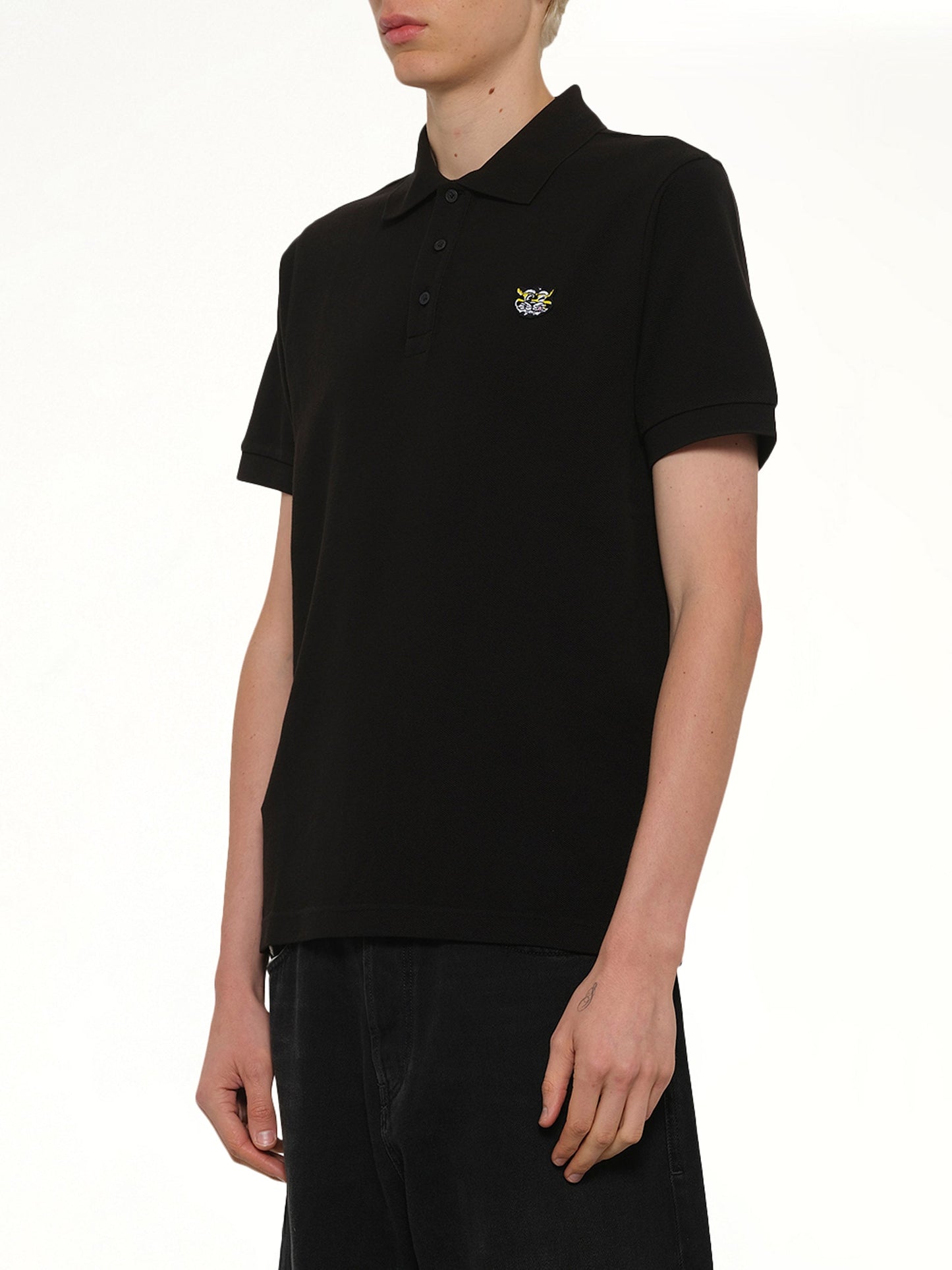 Gots Kenzo Wild Tiger Slim Polo in Black