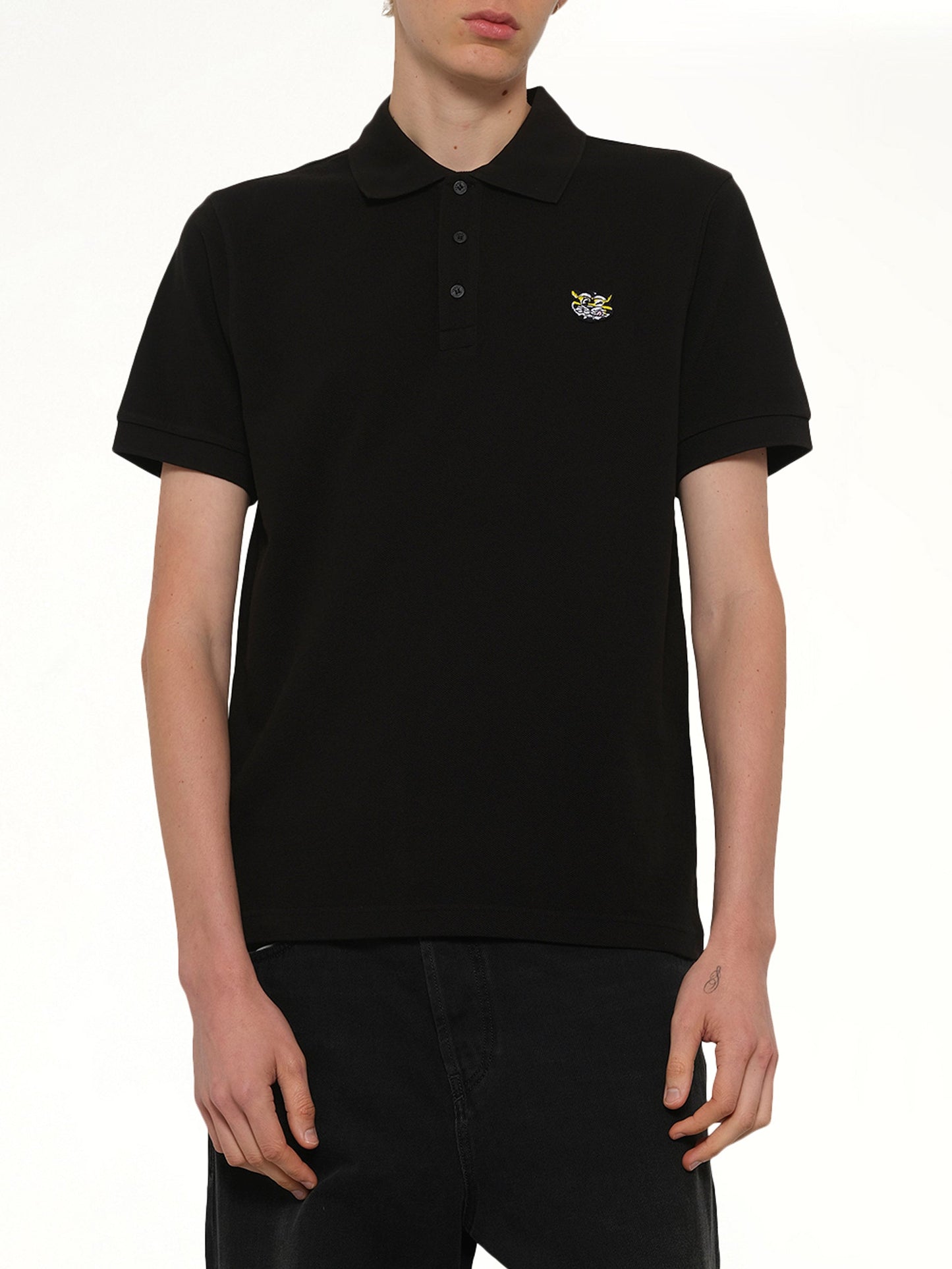Gots Kenzo Wild Tiger Slim Polo in Black