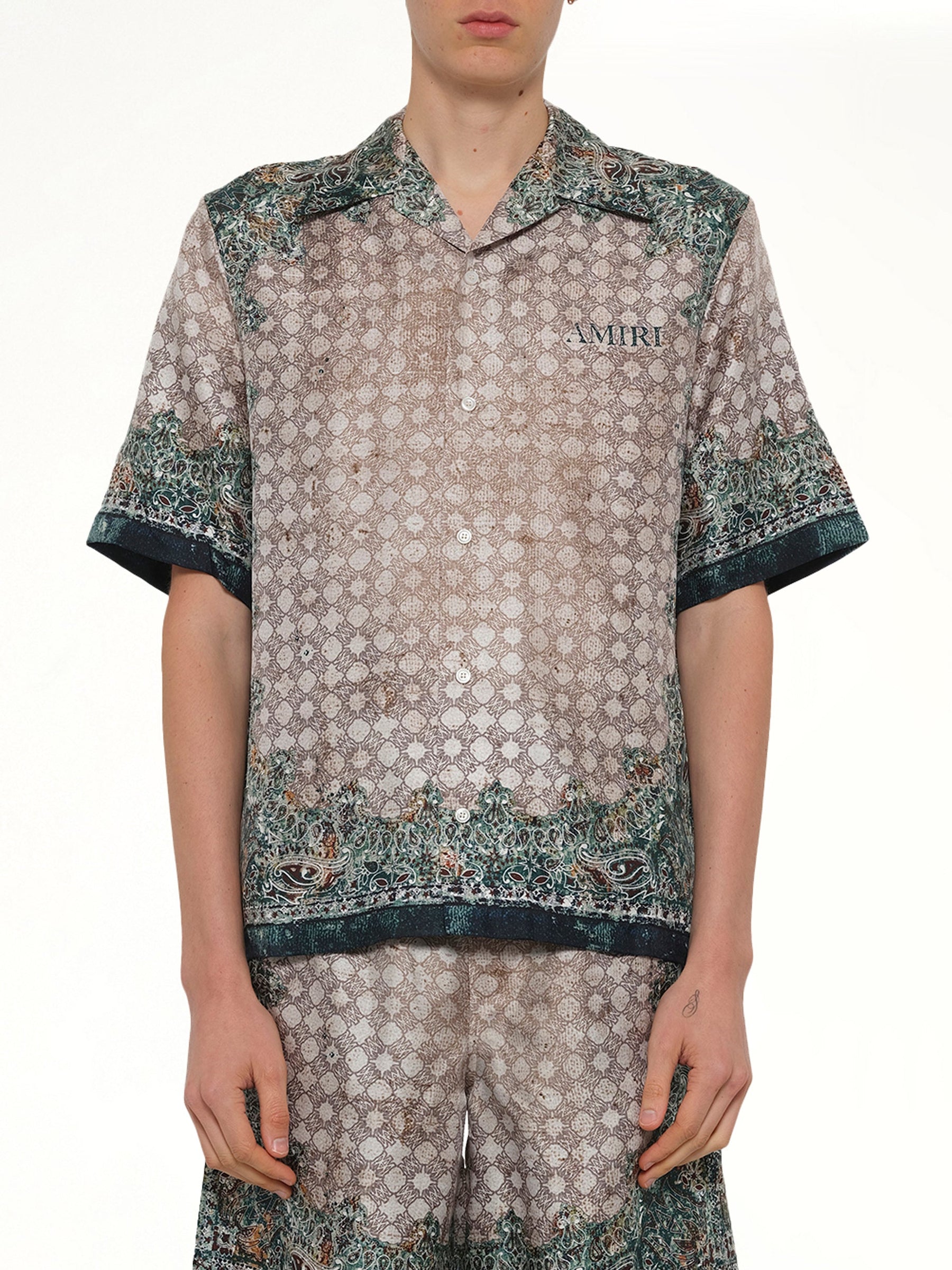Bandana Bowling Shirt in Multicolour
