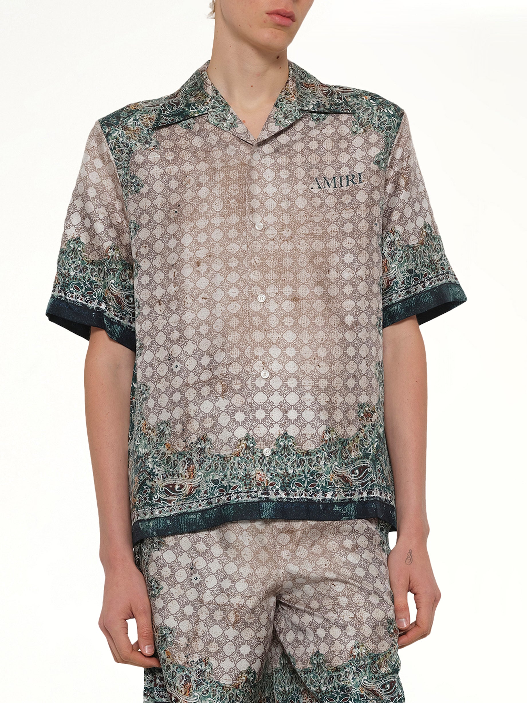 Bandana Bowling Shirt in Multicolour