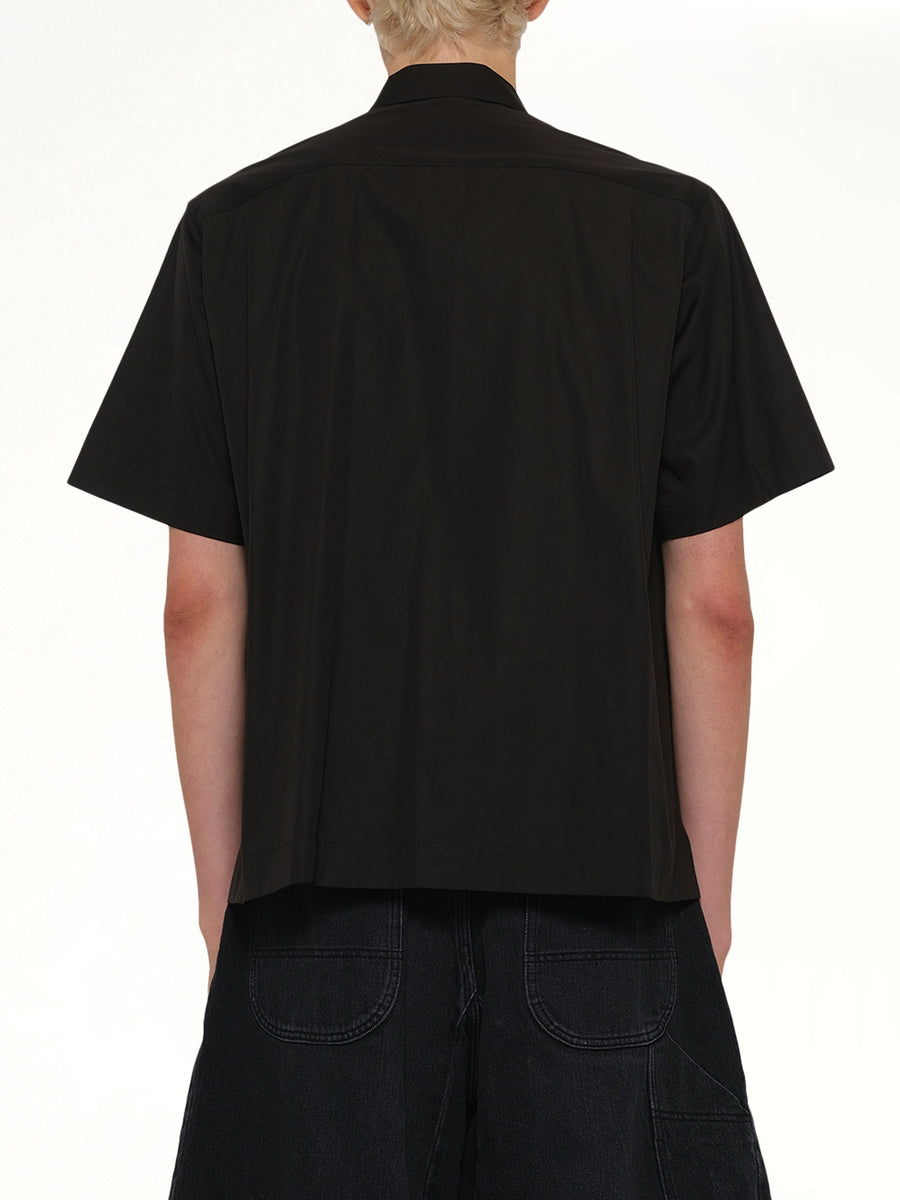 Poplin Shirt in Black