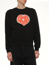 Kenzo Boke Heart Classic Sweatshirt in Black