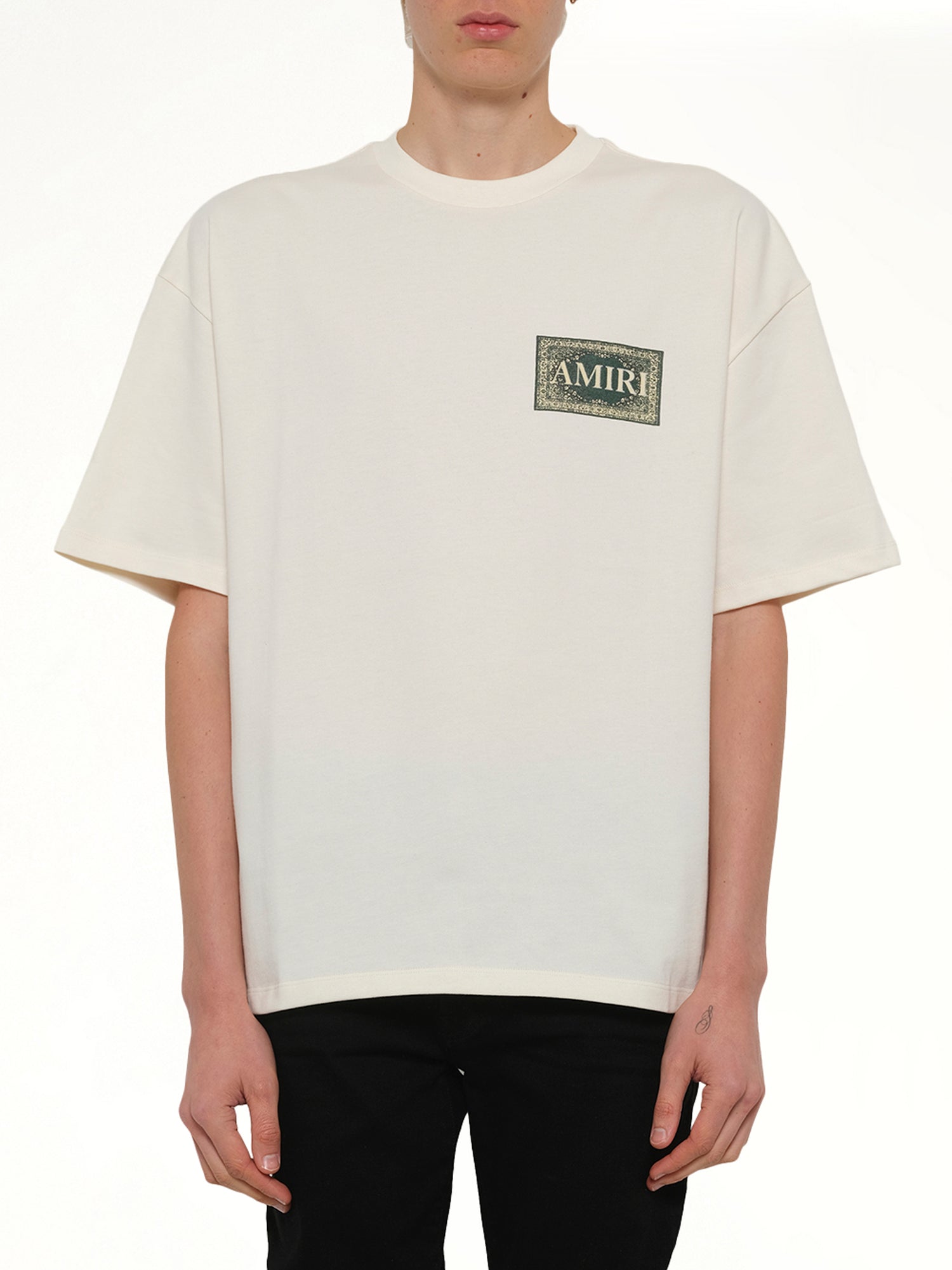 Bandana Oversized T-Shirt in Ivory IVORY / XS