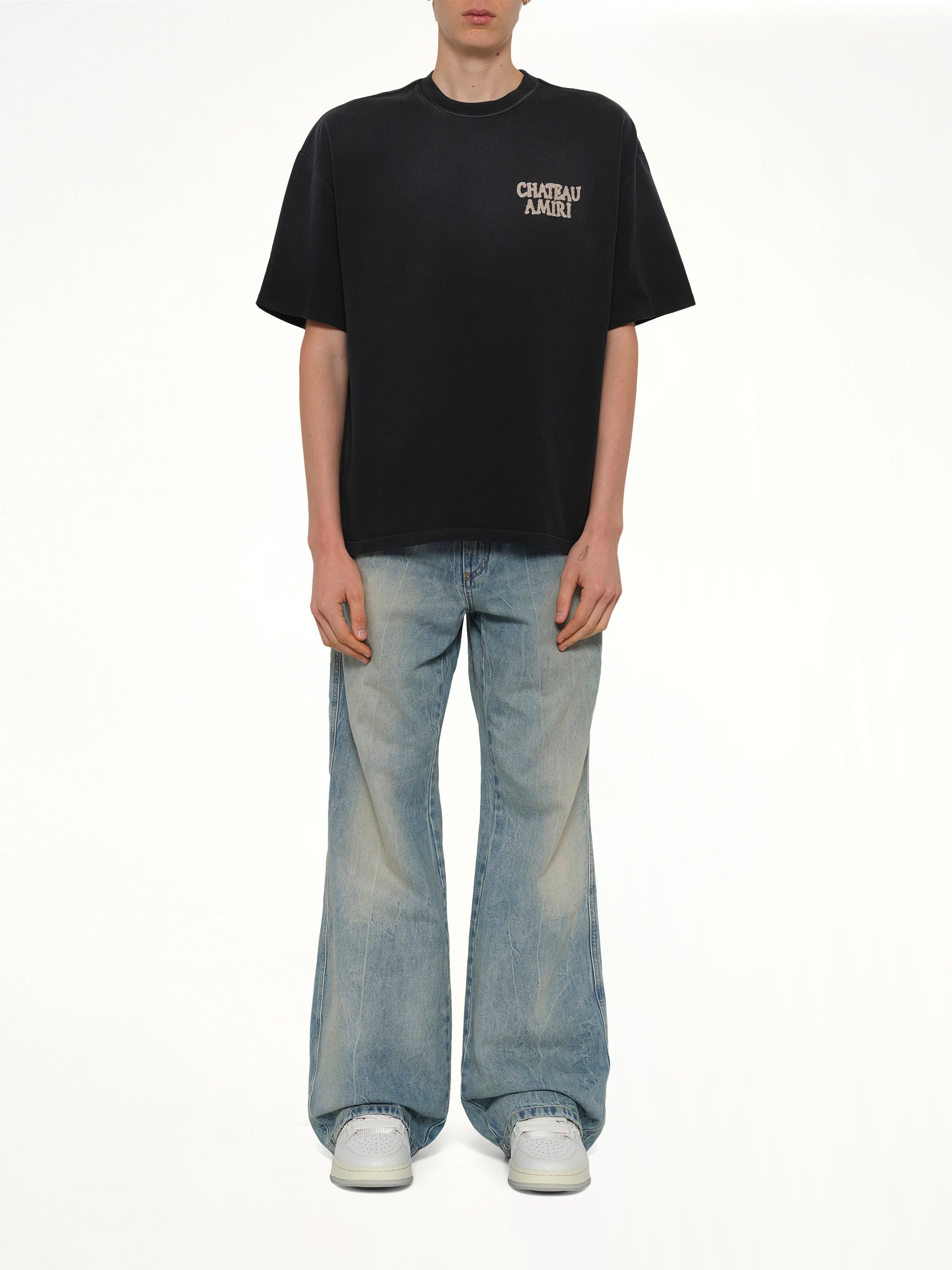 Chateau Amiri Oversized T-Shirt in Black