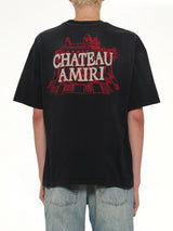 Chateau Amiri Oversized T-Shirt in Black