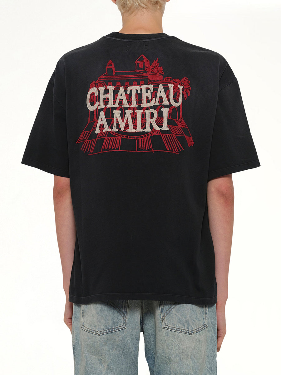 Chateau Amiri Oversized T-Shirt in Black