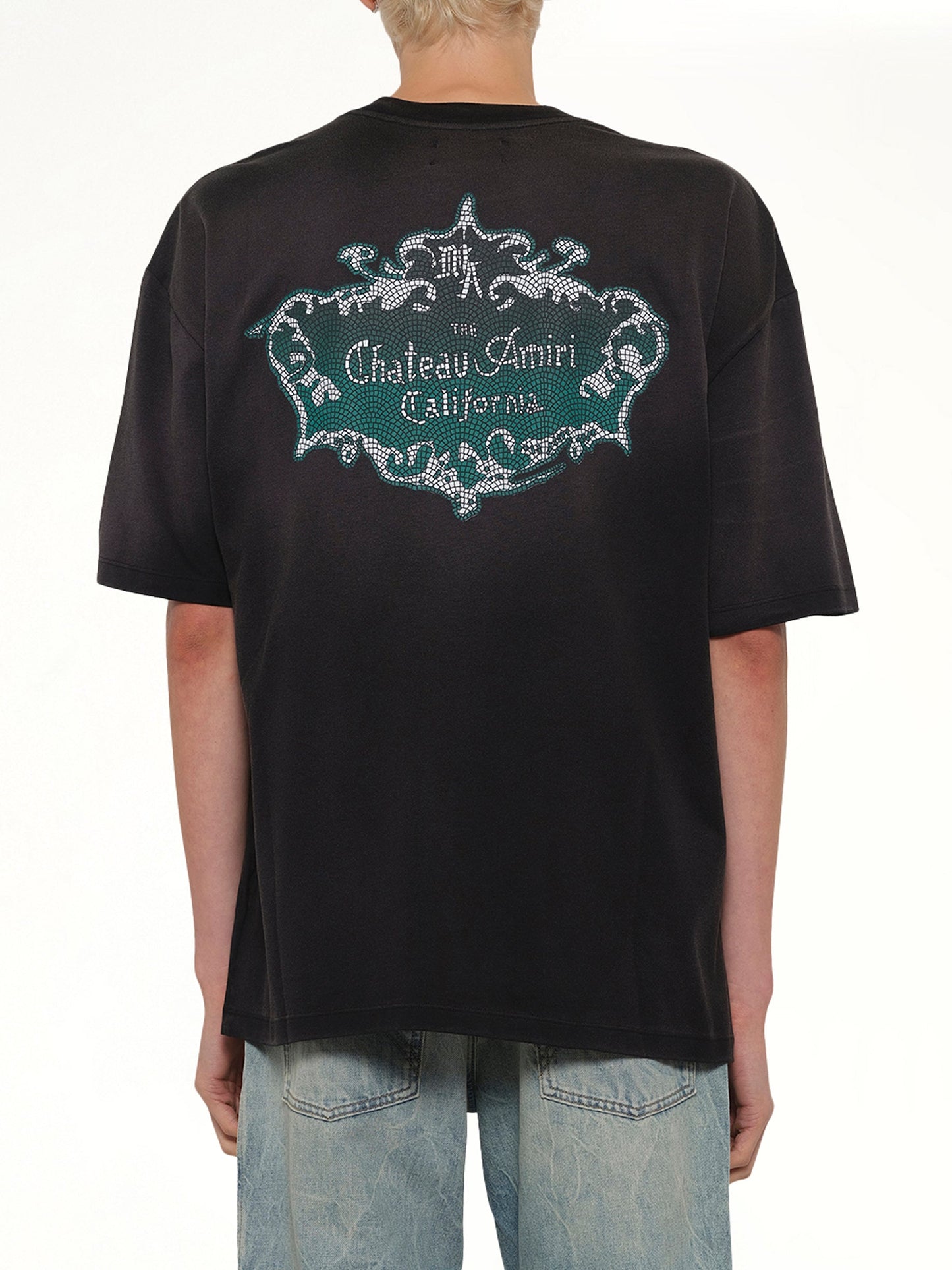 Chateau Crest Oversized T-Shirt in Black