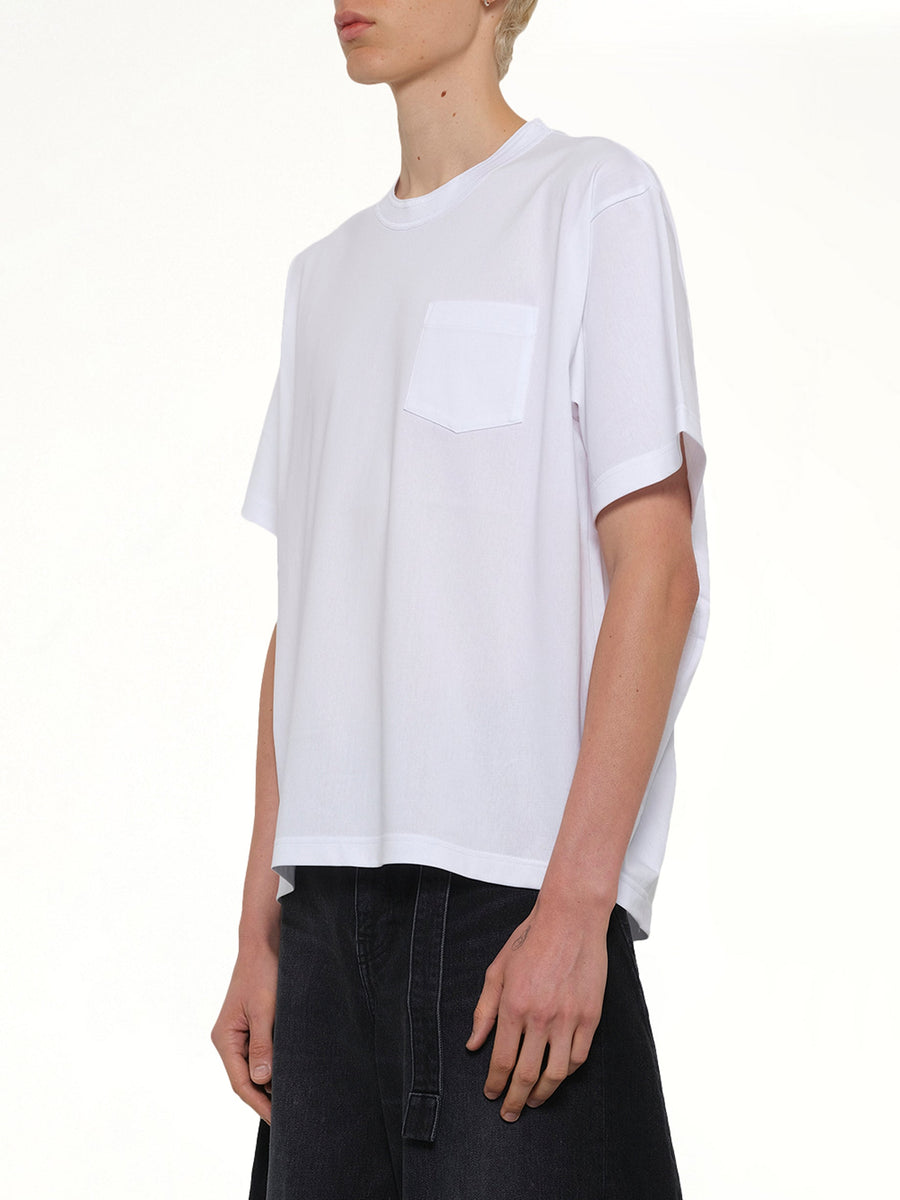 Cotton Jersey T-Shirt in White