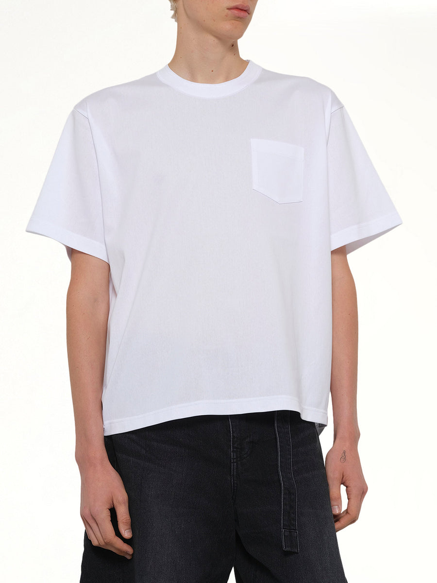 Cotton Jersey T-Shirt in White