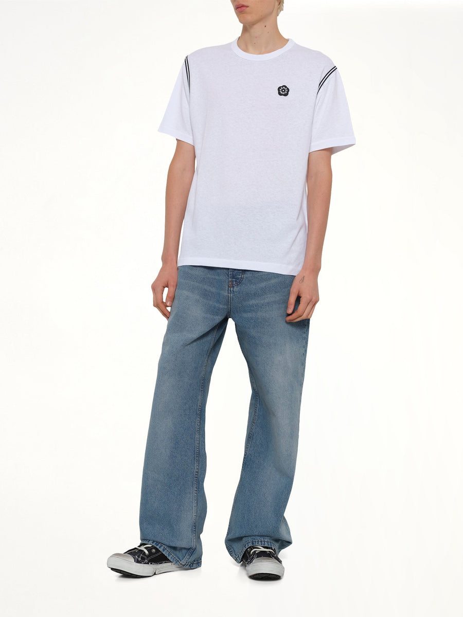 Gots Boke Flower 2.0 Embroidered Classic T-Shirt in White