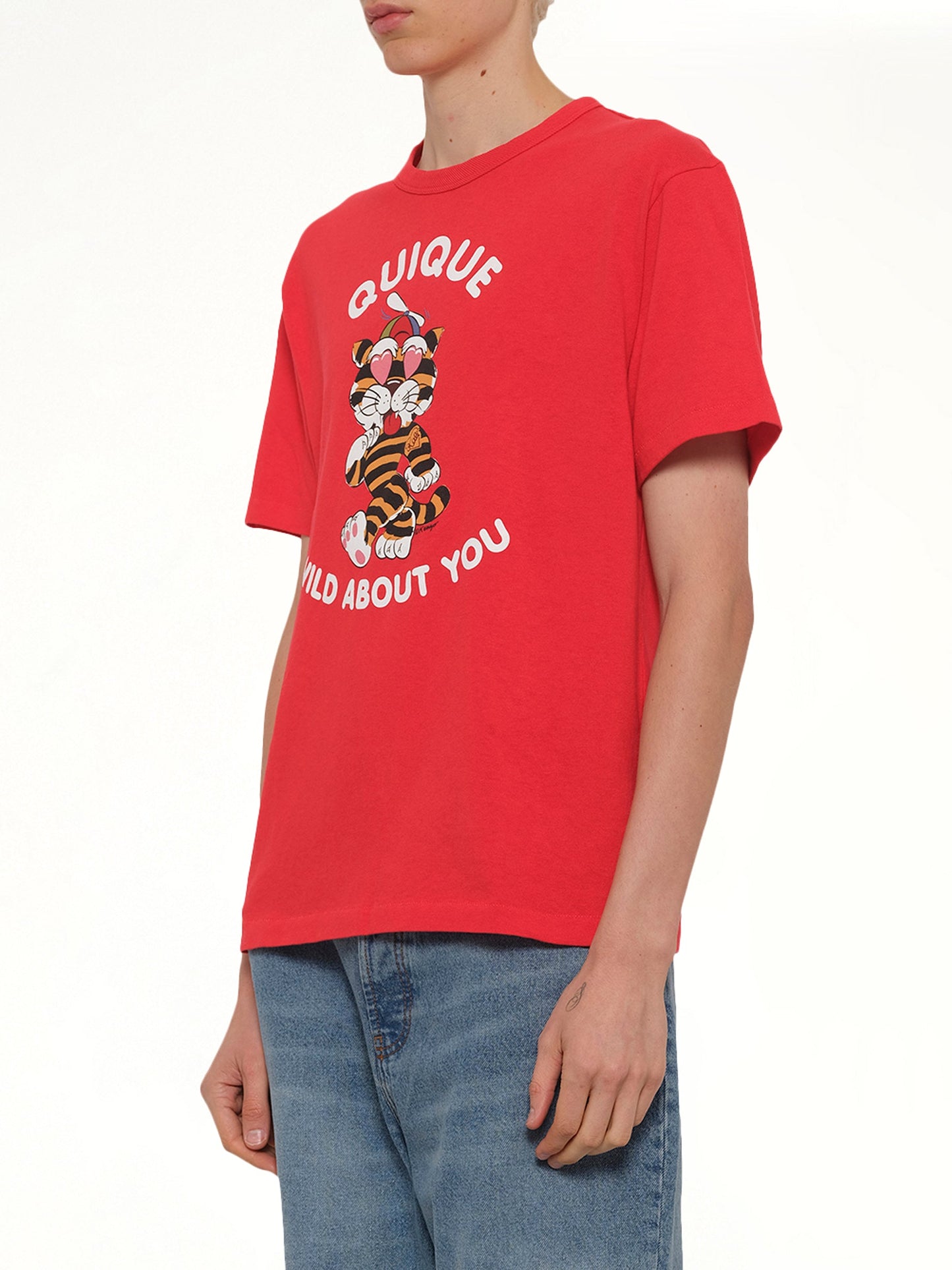 Kenzo Cartoon Classic T-Shirt in Cherry