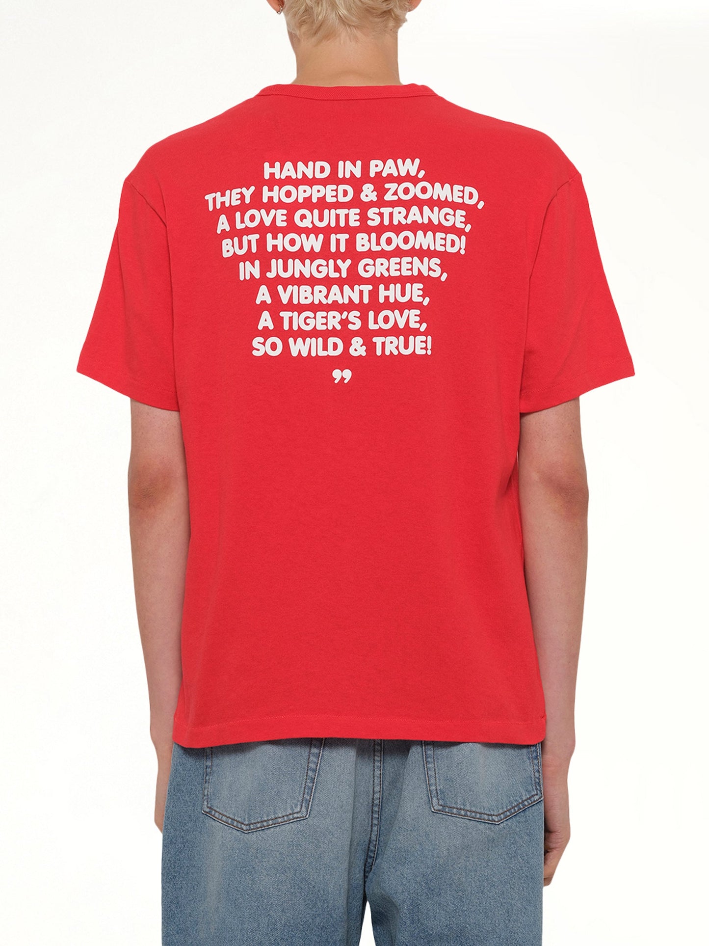 Kenzo Cartoon Classic T-Shirt in Cherry