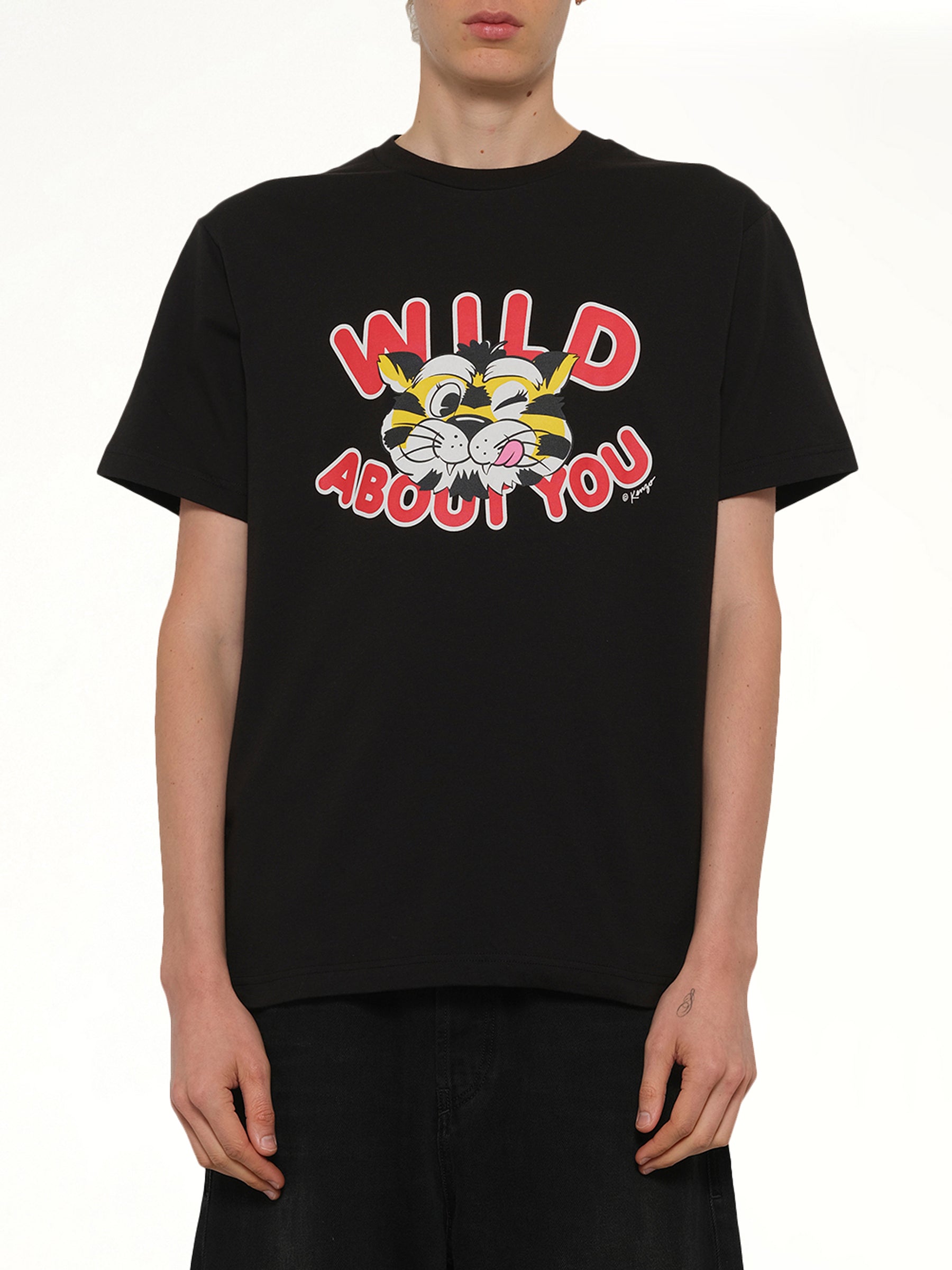 Kenzo Wild Tiger Classic T-Shirt in Black BLACK / S