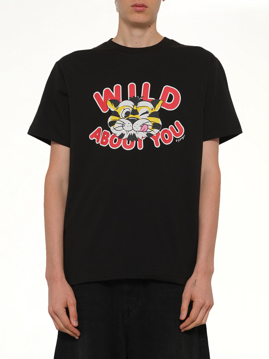 Kenzo Wild Tiger Classic T-Shirt in Black BLACK / S