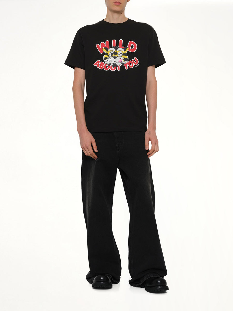 Kenzo Wild Tiger Classic T-Shirt in Black