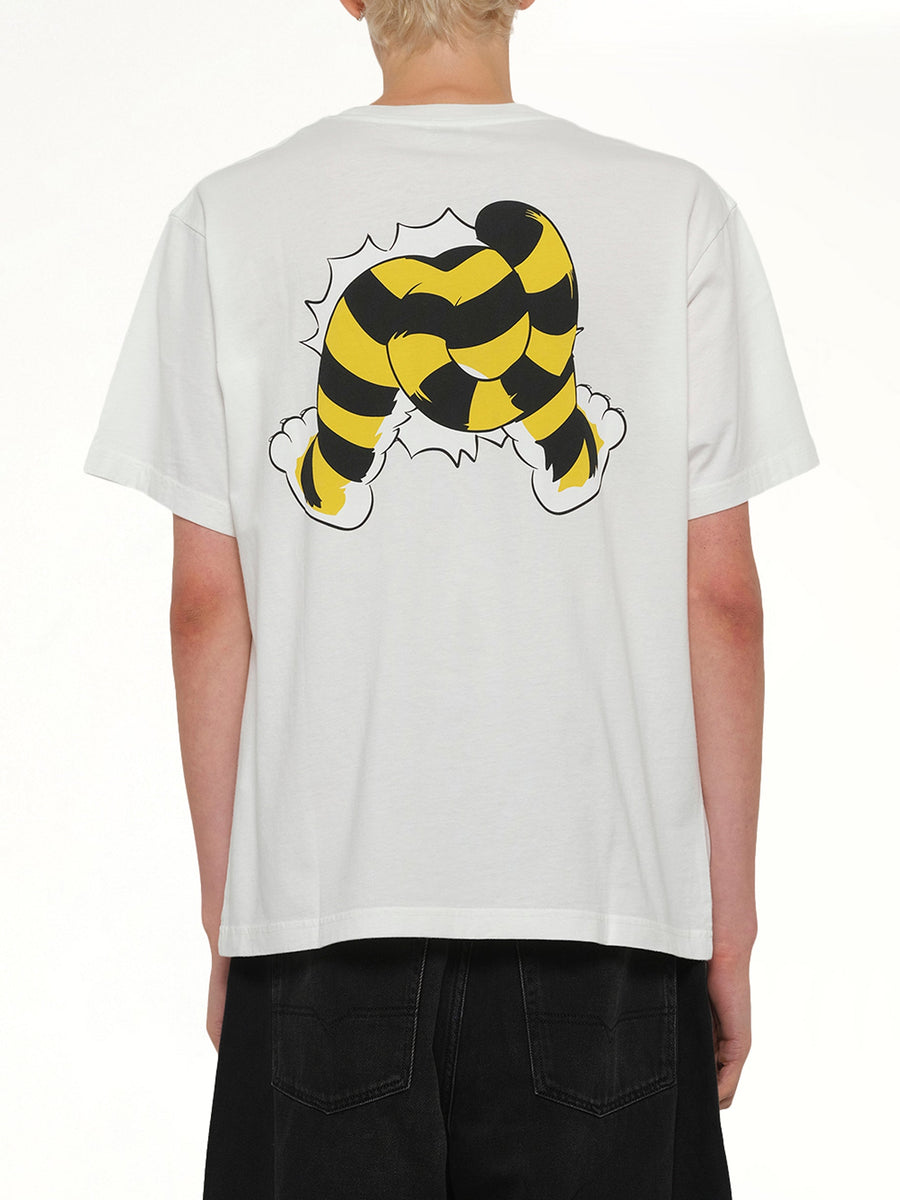Kenzo Wild Tiger Oversize T-Shirt in Off White