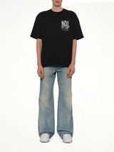 MA Floral Oversized T-Shirt in Black