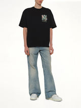 MA Floral Oversized T-Shirt in Black