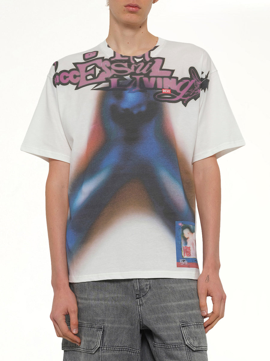 T-BOXT-V13 T-Shirt in White