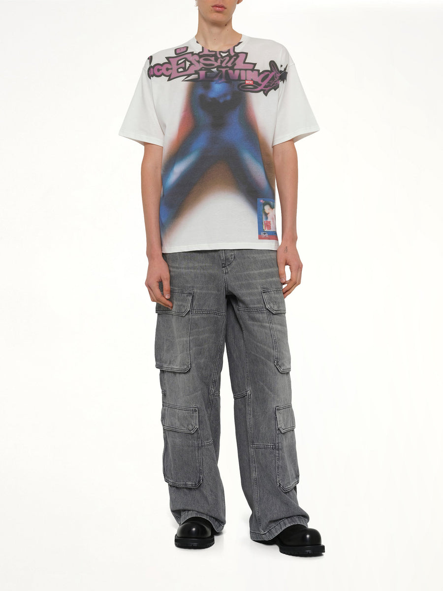 T-BOXT-V13 T-Shirt in White