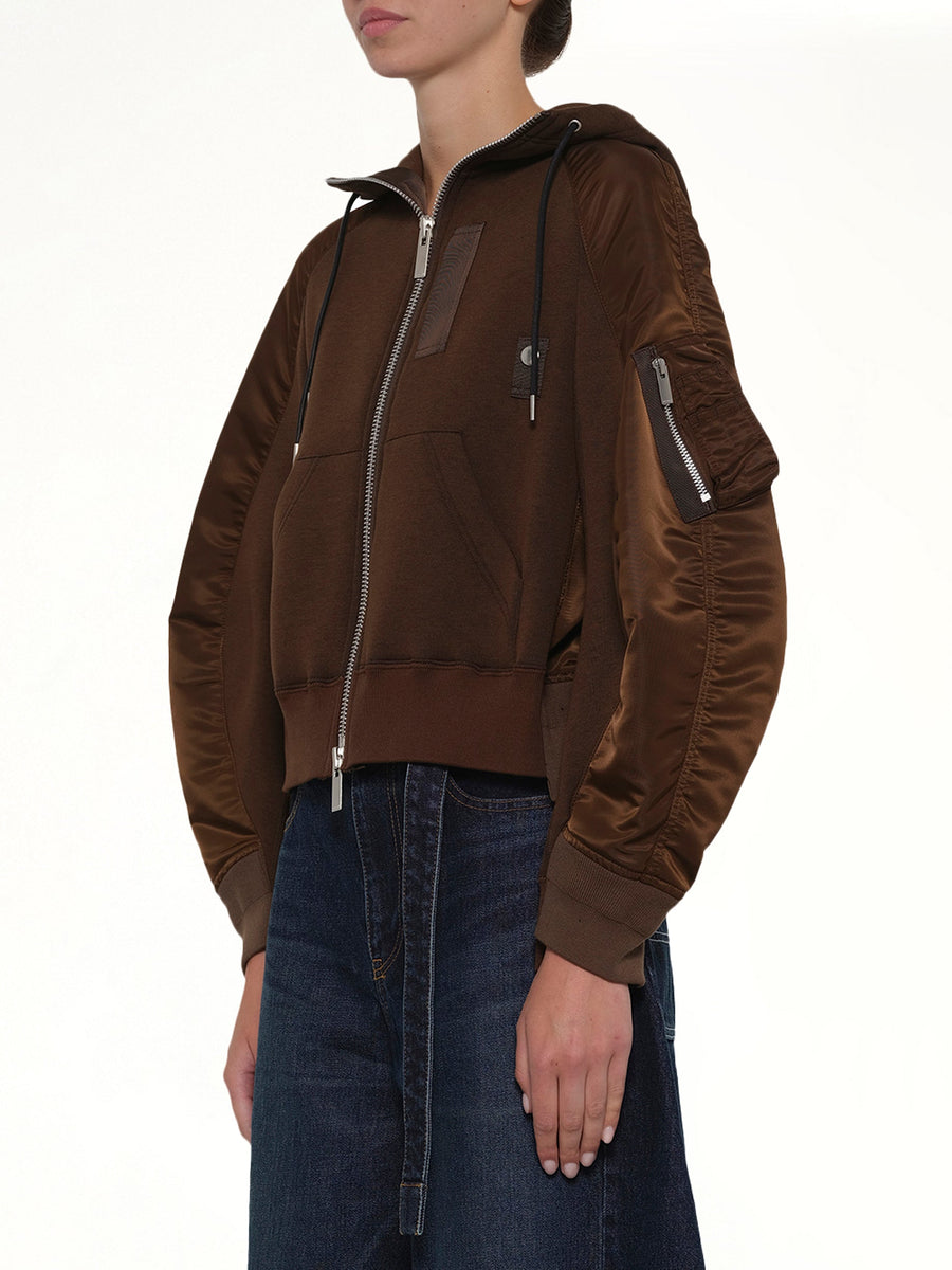 Sponge Sweat Hoodie in Brown
