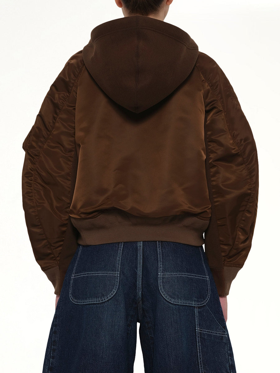 Sponge Sweat Hoodie in Brown