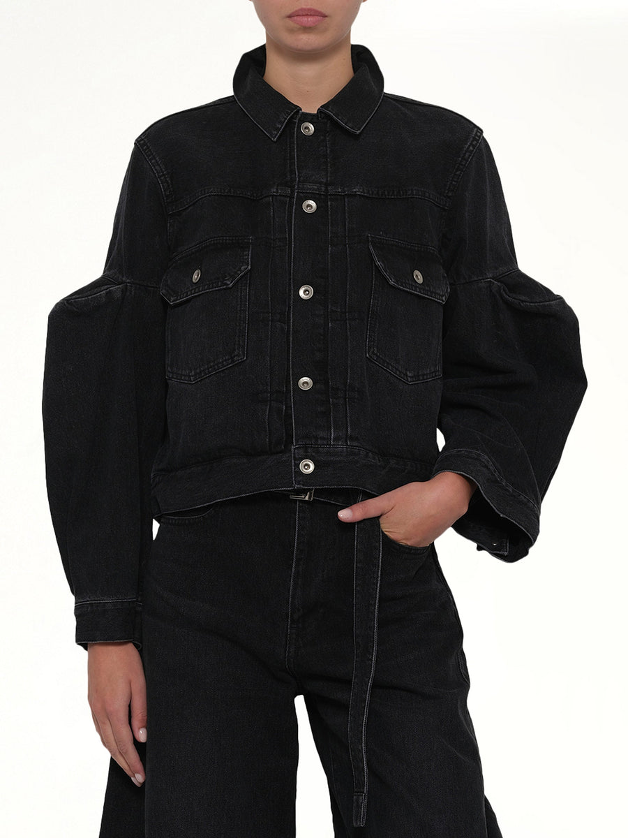 Denim Jacket in Black