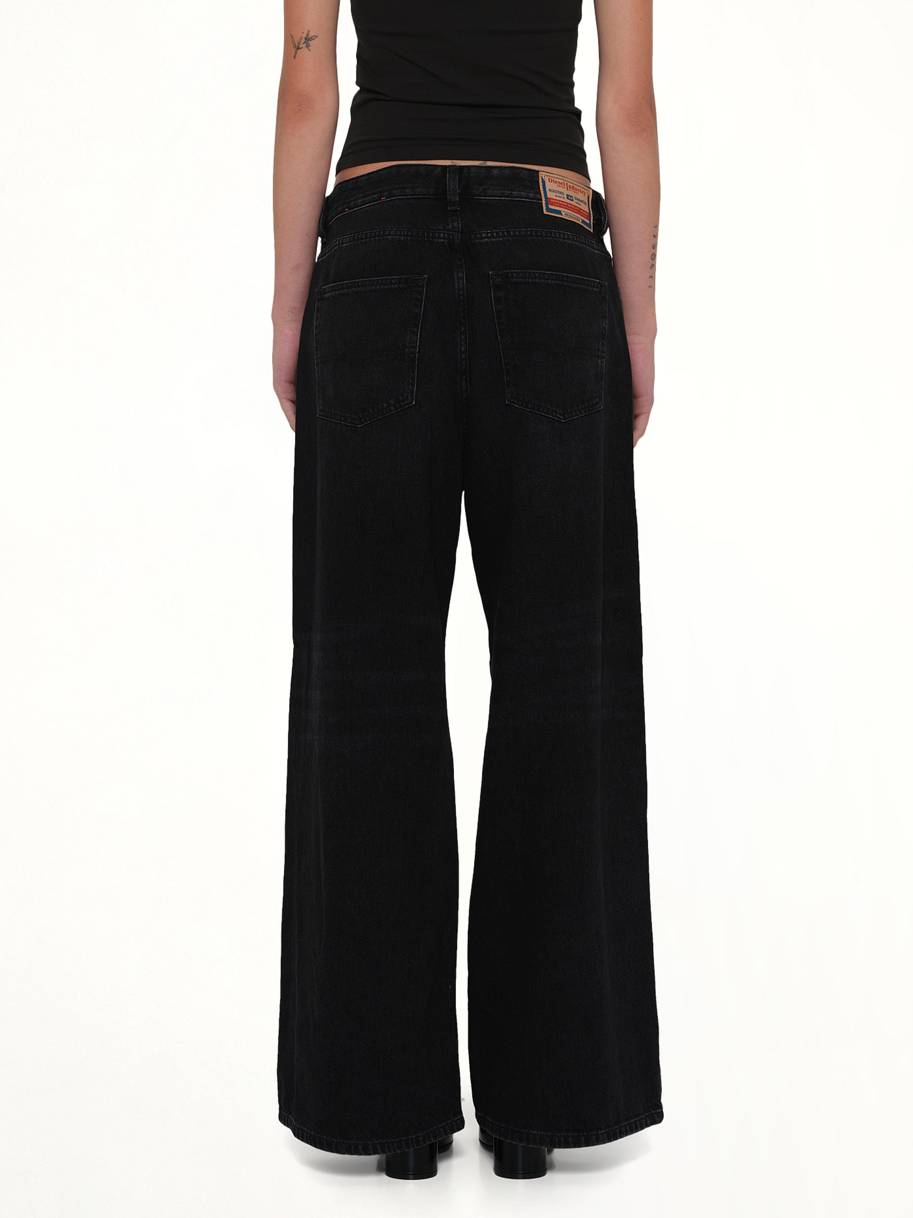 DIESEL 1996 D-SIRE Jeans in Washed Black Detail Shot from MARAIS