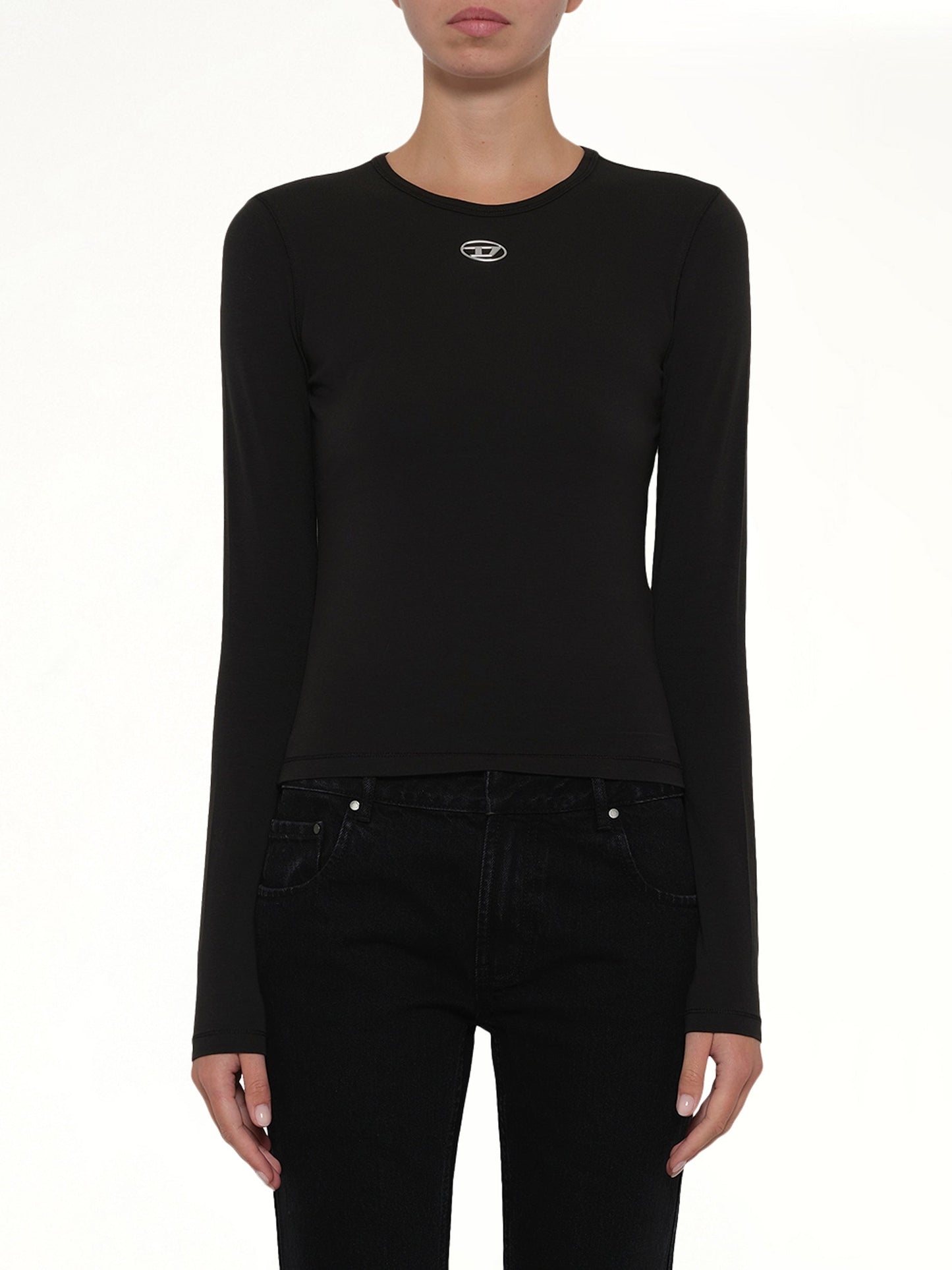 T-UNCUTIESLONG-LS-OD LS T-Shirt in Black