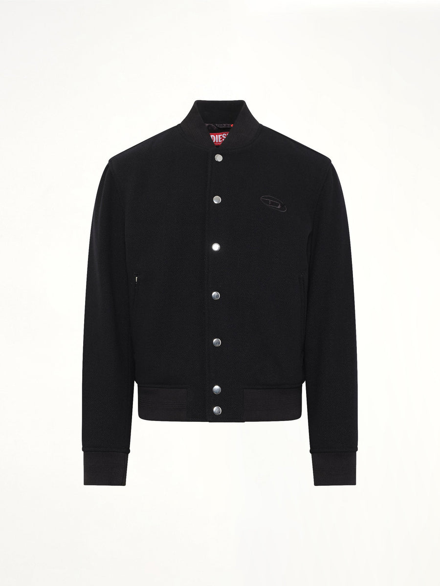 J-ARRY-WRD Bomber Jacket in Black